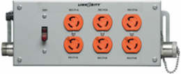 Switched PSDA 3-Gang Ground Fault 20A 125V with Pass Thru