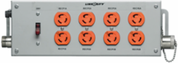 Spec Grade Switched PSDA, 4-Gang, Gray, NEMA 1 Enclosure