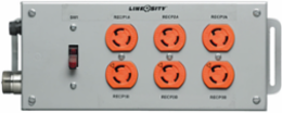 Switched PSDA 3-Gang Electrical Outlet, 20A 125V, NEMA 1 Enclosure
