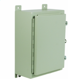 N12 Single Door Wall-Mount 16X16X8 Carbon Steel - Gray