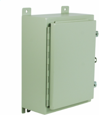 N12 Single Door Wall-Mount 36X30X8 Carbon Steel - Gray