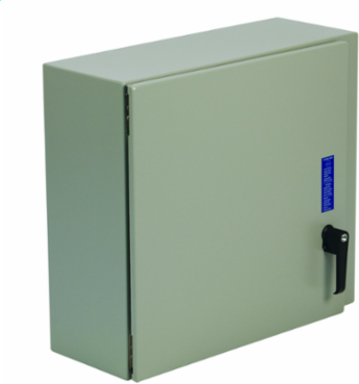 N412 Single Door Flanged Disconnect Ultimate 36X26X8 Carbon Steel - Gray