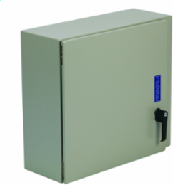 N412 Single Door Flanged Disconnect Ultimate 42X32X12 Carbon Steel - Gray