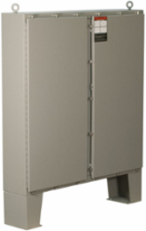 N4 Double Door Floor-Mount 74X60X12 Carbon Steel - Gray