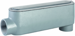 2 Inch LB Hub Aluminum Conduit Body with Gasket, 126 cu in Volume