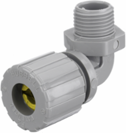 90 Degree Male Cord Connector, Nylon, 0.63-0.75 Inch, NEMA Type 4