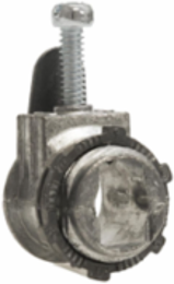 SADDLE CONN ONE SCREW ZINC 0.375IN