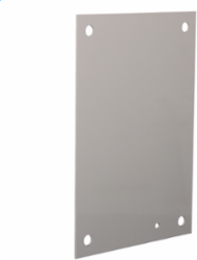Back Panel (N1/3R/4/12) 17X17 Carbon Steel - White