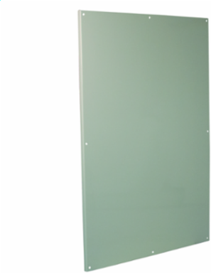 Back Panel (Double Door Floor-Mount) 56X68 Carbon Steel - White
