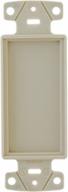 Plate Decorator Frame, Blank, Light Almond, 3.970 Inch Width, UL Listed