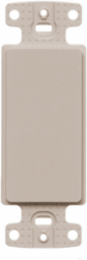 Plate Decorator Frame, Blank, Light Almond, 3.970 Inch Width, UL Listed