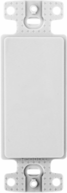 Plate Decorator Frame, Blank, White, Standard Size, High-Impact Thermoplastic