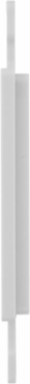 Plate Decorator Frame, Blank, White, Standard Size, High-Impact Thermoplastic