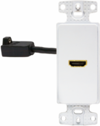 HDMI Female to Female Decorator Wall Plate, 1 Port, 5.600 Inch Width
