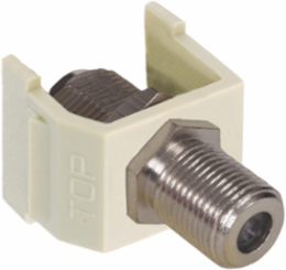 Net Select Snap-Fit Coupler with F-Type Connector, 1 Inch Width