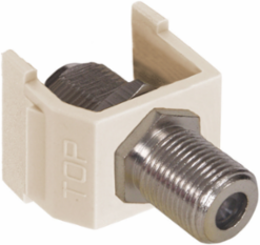 Net Select Snap-Fit Coupler Light Almond 4 Inch, Indoor Use, Screw Mounting