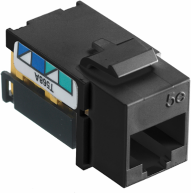 netSELECT™ Category 5e Jack, 8 Inch Width, Quick-Lace Termination