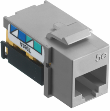netSELECT™ Category 5e Modular Jack, 0.86 x 0.67 x 1.29 Inch, Quick-Lace Termination