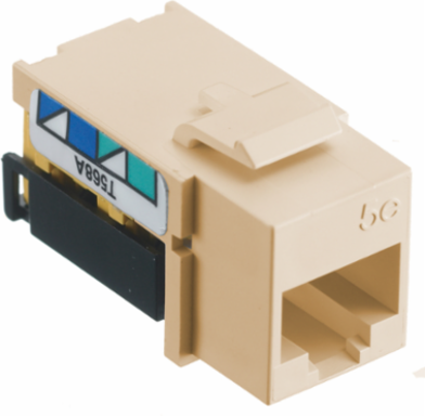 netSELECT™ Category 5e Modular Jack, 0.86 x 0.67 x 1.29 Inch, Quick-Lace Termination