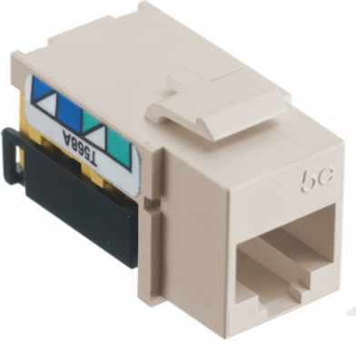 netSELECT™ Category 5e Jack, Snap-Fit, Up to 2.5GBASE-T, 24-Pack