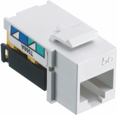 Category 5e netSELECT Jack, 0.86 Inch x 0.67 Inch x 1.29 Inch, Quick-Lace Termination