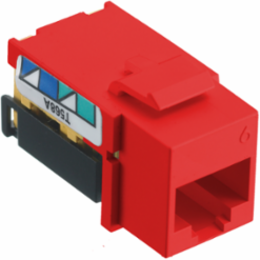 netSELECT™ Category 6 Modular Jack, Grit 75°C, Dimensions 0.86 x 0.67 x 1.29 Inch