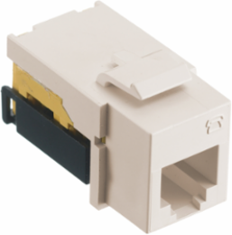netSELECT™ RJ25 USOC Jack, 6-Position, Ivory Color, Quick-Lace Termination
