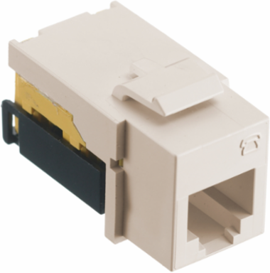 netSELECT™ RJ25 USOC Telephone Jack, Quick-Lace Termination, 0.86 x 0.67 x 1.29 Inch