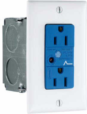 NetSELECT Cabinet Power Kit 15A 120V AC Duplex Surge, 2-Gang/4-Gang Size