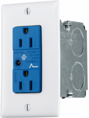 NetSELECT Cabinet Power Kit 15A 120V AC Duplex Surge, 2-Gang/4-Gang Size