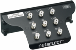 8-Way Coaxial Splitter Module, 1GHz, 3.9 Inch Width, Indoor Use