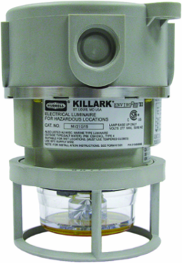 Non-Metallic Corrosion Resistant Compact Flashing LED Light Fixture, 3/4 Inch Mount, 120-240VAC