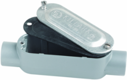 Aluminum Conduit Body with Cover & Gasket, Hub Size 1-1/2 Inch, Volume 36 Cu. In.