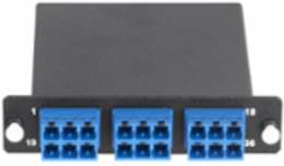 Fiber Optic High Density Cassette LGX 36 Fiber Ports OS2 0.700 Inch Width