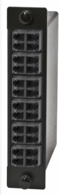 Fiber Optic Cassette, LC Duplex 24F, OM2 Fiber, 250 Micron
