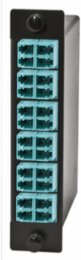 Fiber Optic Cassette, LC Duplex 24F, OM4, 250 Micron