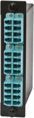 Fiber Cassette, LC-MT, Multi Mode OM3 50/125, 24F, 10GbE