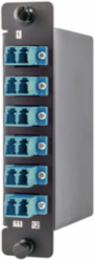 OptiChannel LC Duplex 12F Plug and Play Cassette, 250 Micron, 2 Inch Width