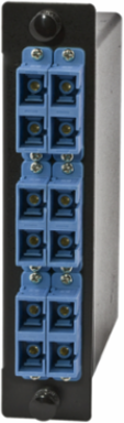 Fiber Accessory SC Duplex Plug and Play Cassette, 250 Micron