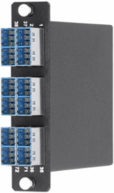 Fiber Optic High Density Cassette, LGX Size, 72 Fibers, OS2, Blue