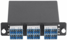 Fiber Optic High Density Cassette, LGX Size, 72 Fibers, OS2, Blue