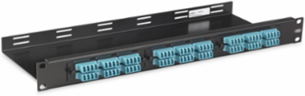 OptiChannel Rack Mount Fiber Panel, 1U, 3 Slots, Unloaded, Cable Management