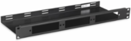 OptiChannel Rack Mount Fiber Panel, 1U, 3 Slots, Unloaded, Cable Management