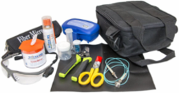 Fiber Termination Kit with Canvas Tool Bag, 8.9 Inch Width