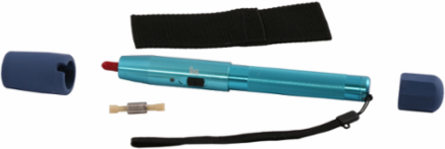 Visual Fault Locator with Visible Red Laser, 4.4 Inch Width, 2 AA Batteries