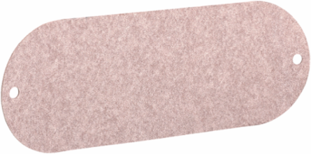 2 Inch Fiber O Series Gasket, Powder Epoxy Finish, 0.04 lb Weight