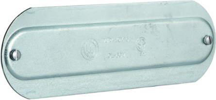 3 Inch Stamped Aluminum Conduit Body Cover, Copper-Free, 13 Inch Length