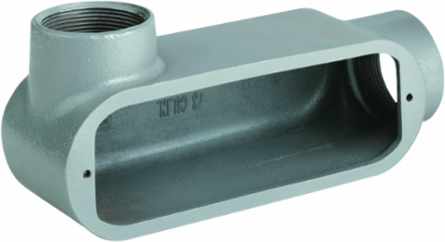 1 Inch LL Hub Malleable Iron Conduit Body, Raintight, 12 cu. in Volume