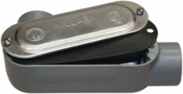 Malleable Iron Conduit Body Type LL With Cover & Gasket, Hub Size 1 Inch, Volume 12 Cu. In.