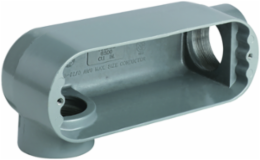 1-1/2 Inch LR Conduit Body, Malleable Iron, Raintight, 31 cu. in. Volume